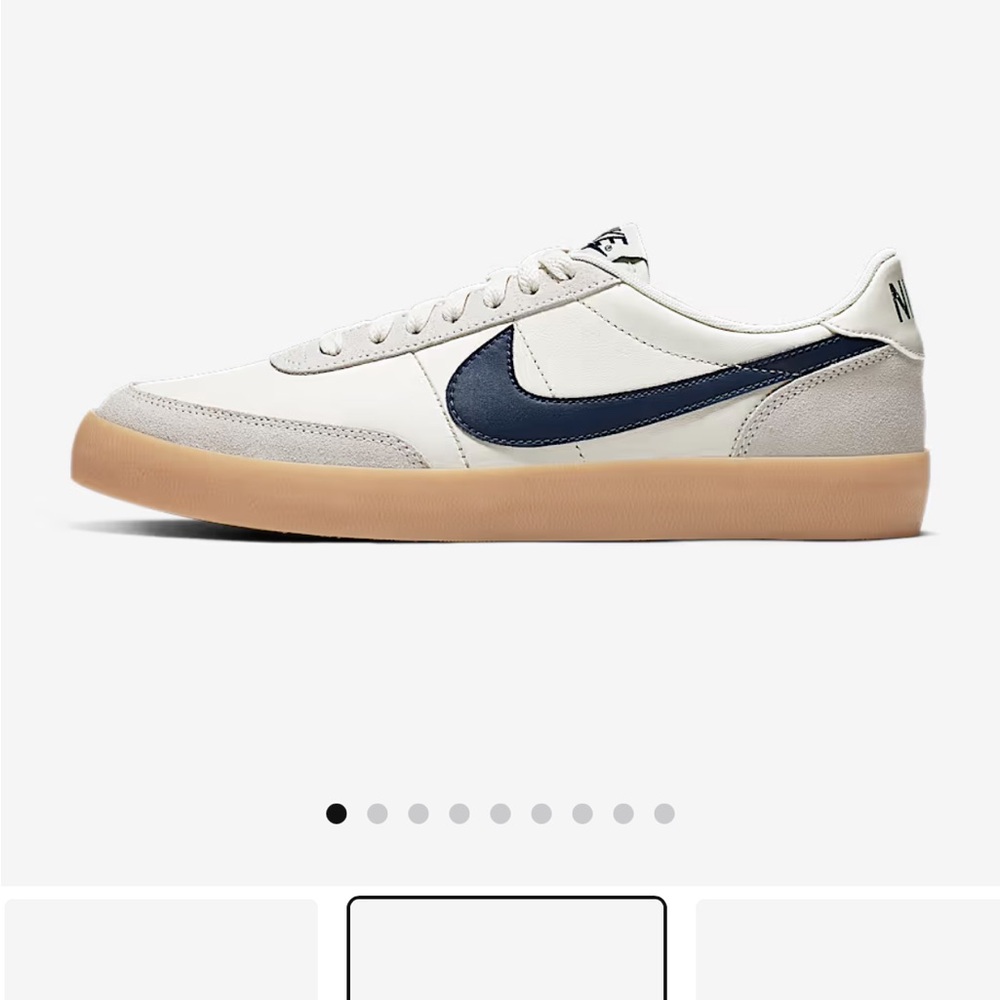 Nike Classic White and Navy Sneakers